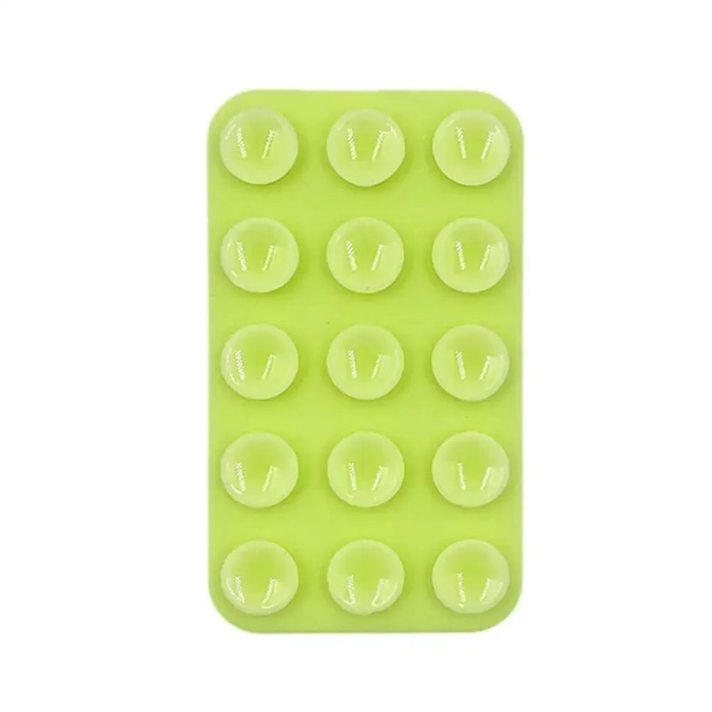 Suction Cup Wall Stand Mat Multifunctional Silicone Anti-Slip Double-Sided Holder Mount Case Phone Sucker Pad Square New