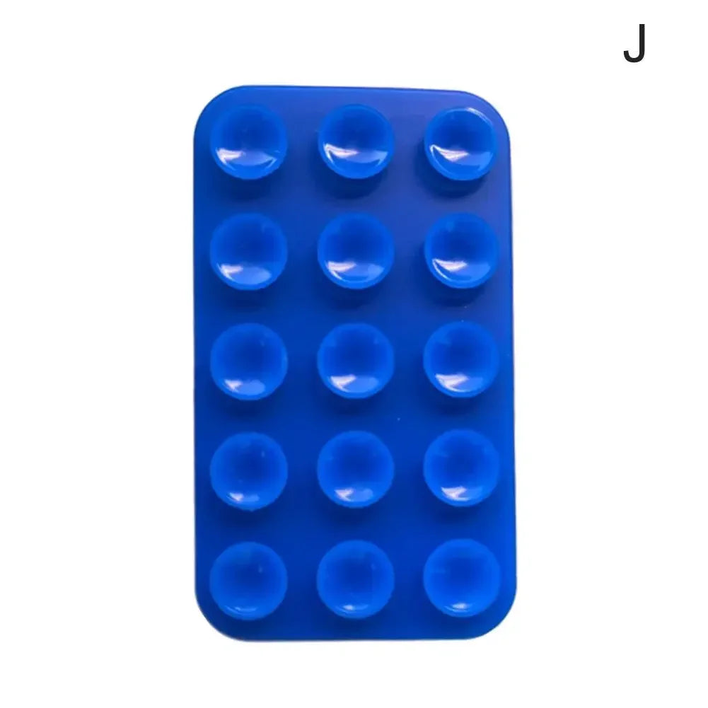 Suction Cup Wall Stand Mat Multifunctional Silicone Anti-Slip Double-Sided Holder Mount Case Phone Sucker Pad Square New