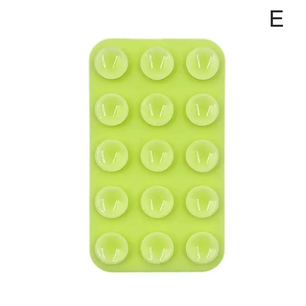 Suction Cup Wall Stand Mat Multifunctional Silicone Anti-Slip Double-Sided Holder Mount Case Phone Sucker Pad Square New