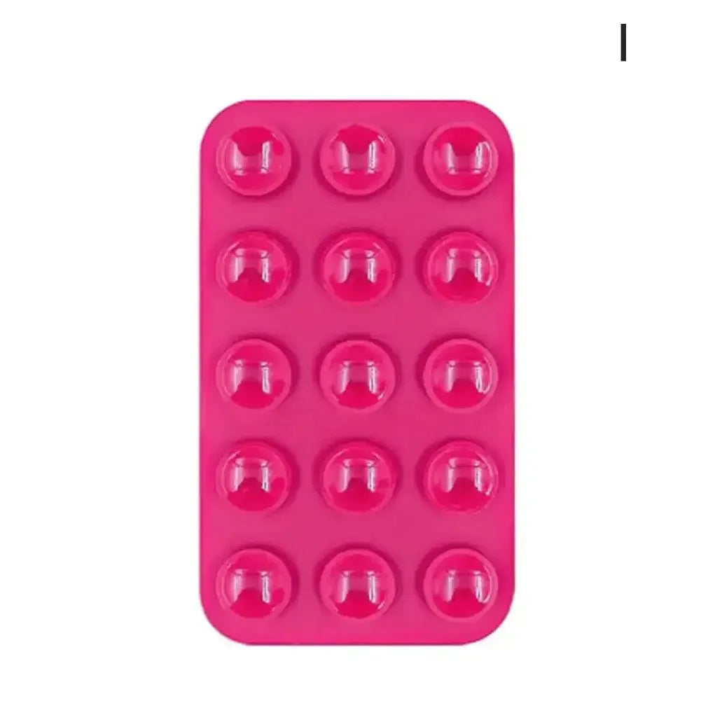 Suction Cup Wall Stand Mat Multifunctional Silicone Anti-Slip Double-Sided Holder Mount Case Phone Sucker Pad Square New