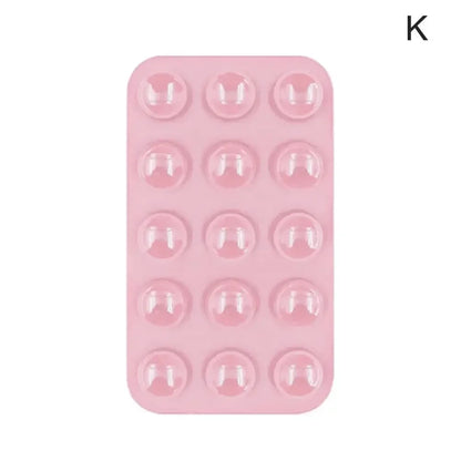 Suction Cup Wall Stand Mat Multifunctional Silicone Anti-Slip Double-Sided Holder Mount Case Phone Sucker Pad Square New