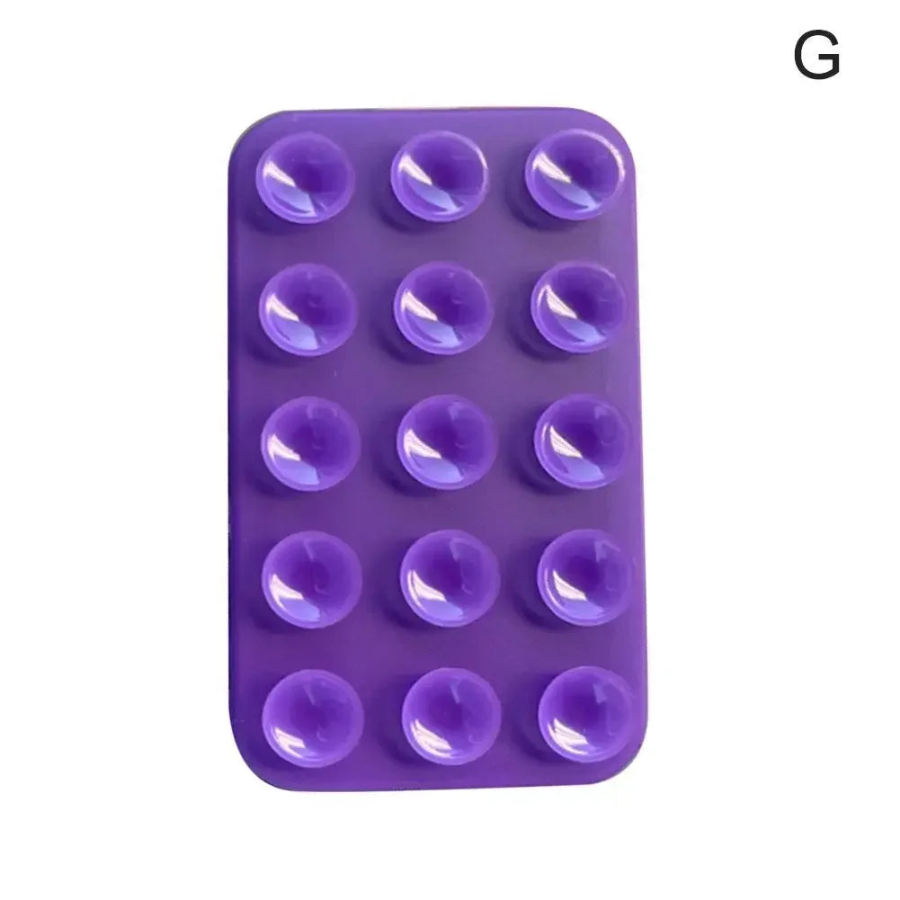 Suction Cup Wall Stand Mat Multifunctional Silicone Anti-Slip Double-Sided Holder Mount Case Phone Sucker Pad Square New