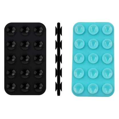 Suction Cup Wall Stand Mat Multifunctional Silicone Anti-Slip Double-Sided Holder Mount Case Phone Sucker Pad Square New